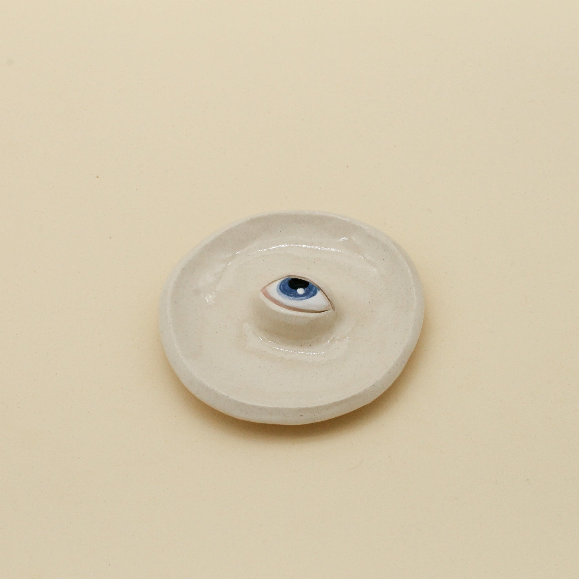 Blue Eye Trinket Tray Dish