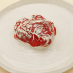 Ceramic heart deco piece