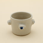 Handmade Argos Ceramic Eye Vase