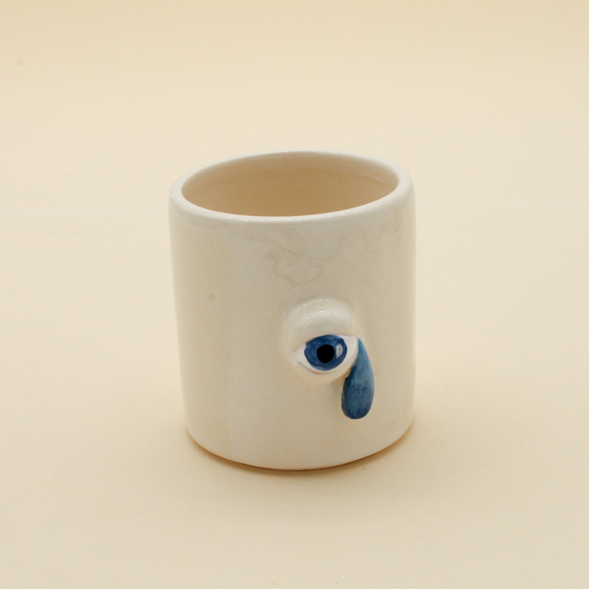 Handmade Ceramic Eye Single Tear Vase