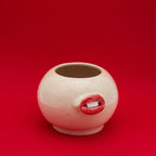 Handmade Ceramic Piece with Lips