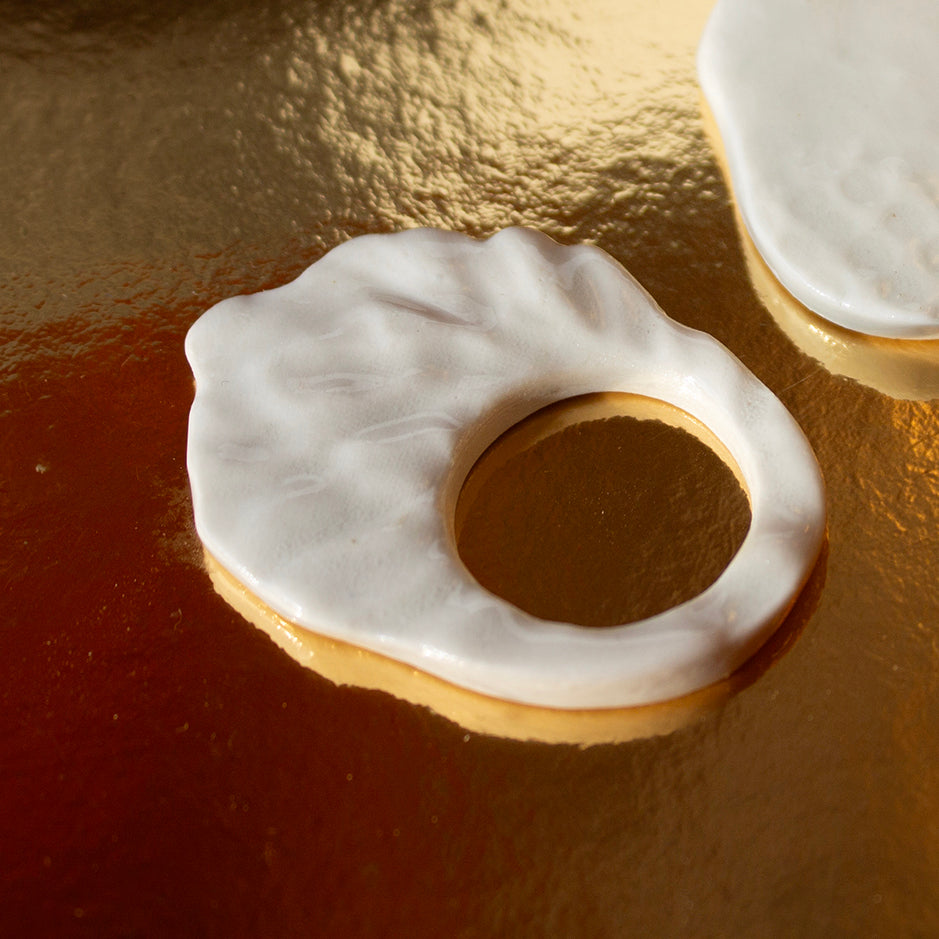 Area Branca ring - porcelain