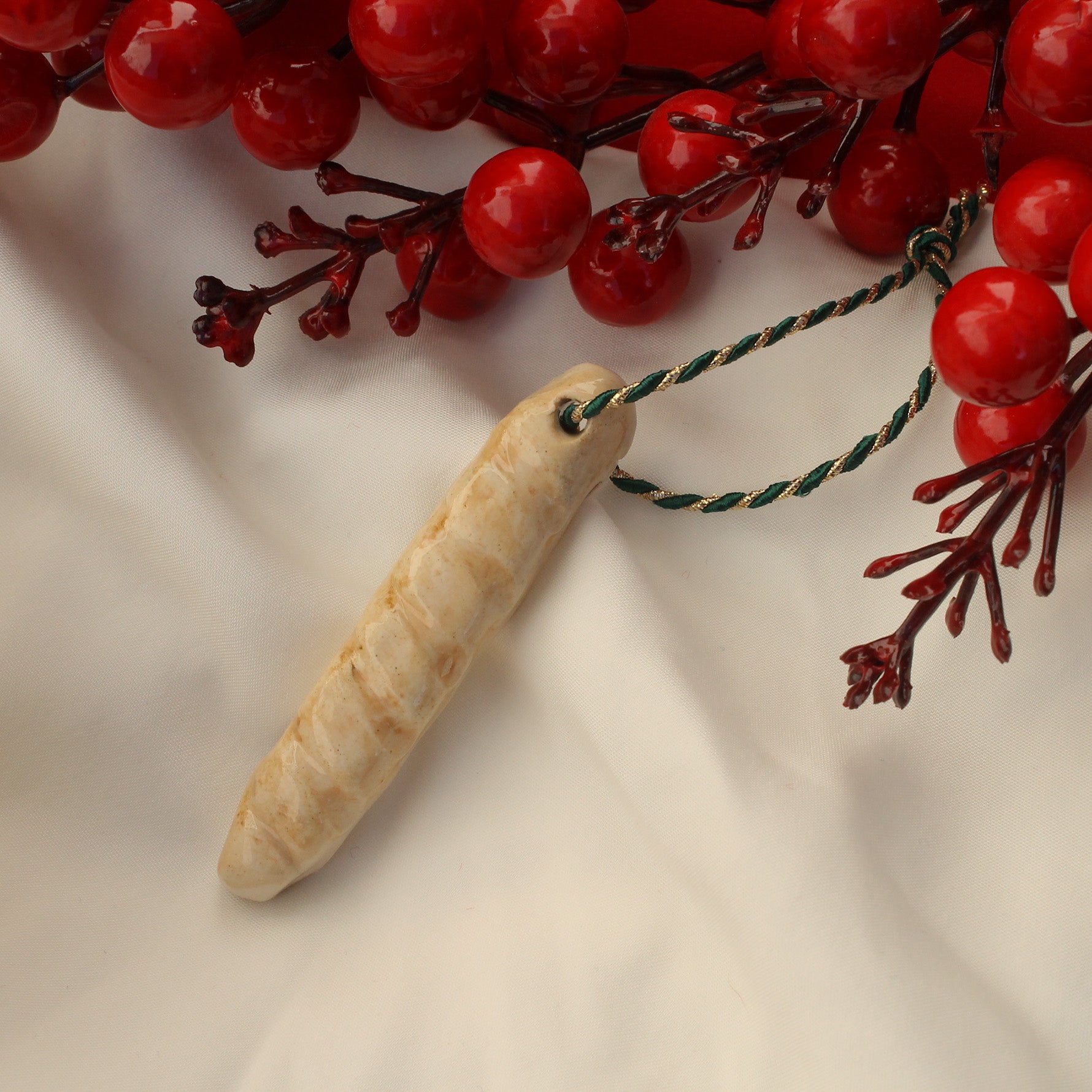 Baguette Christmas ornament
