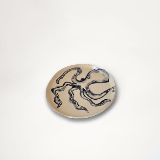 Octopus Rodas ceramic plate