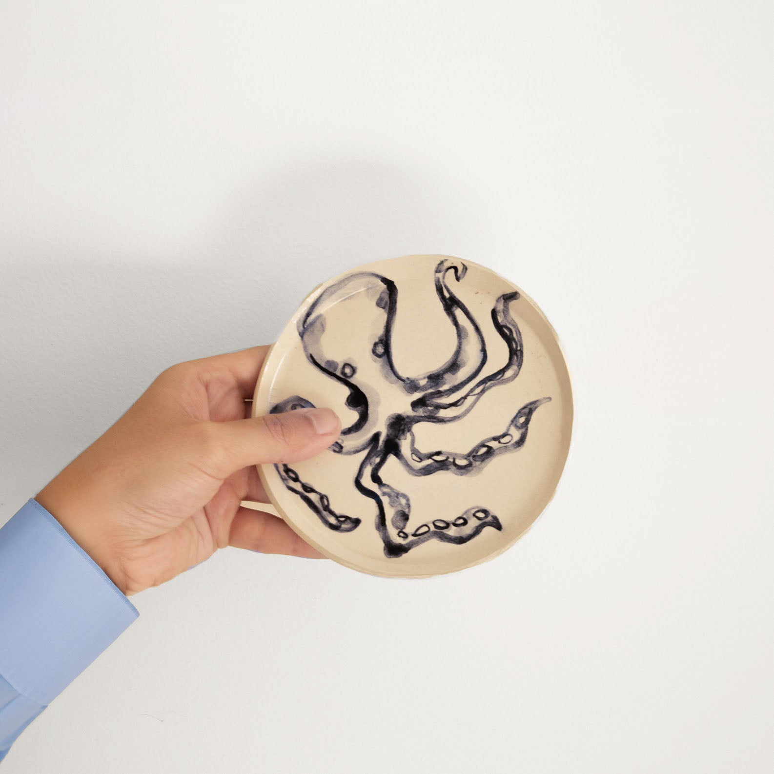 Octopus Rodas ceramic plate