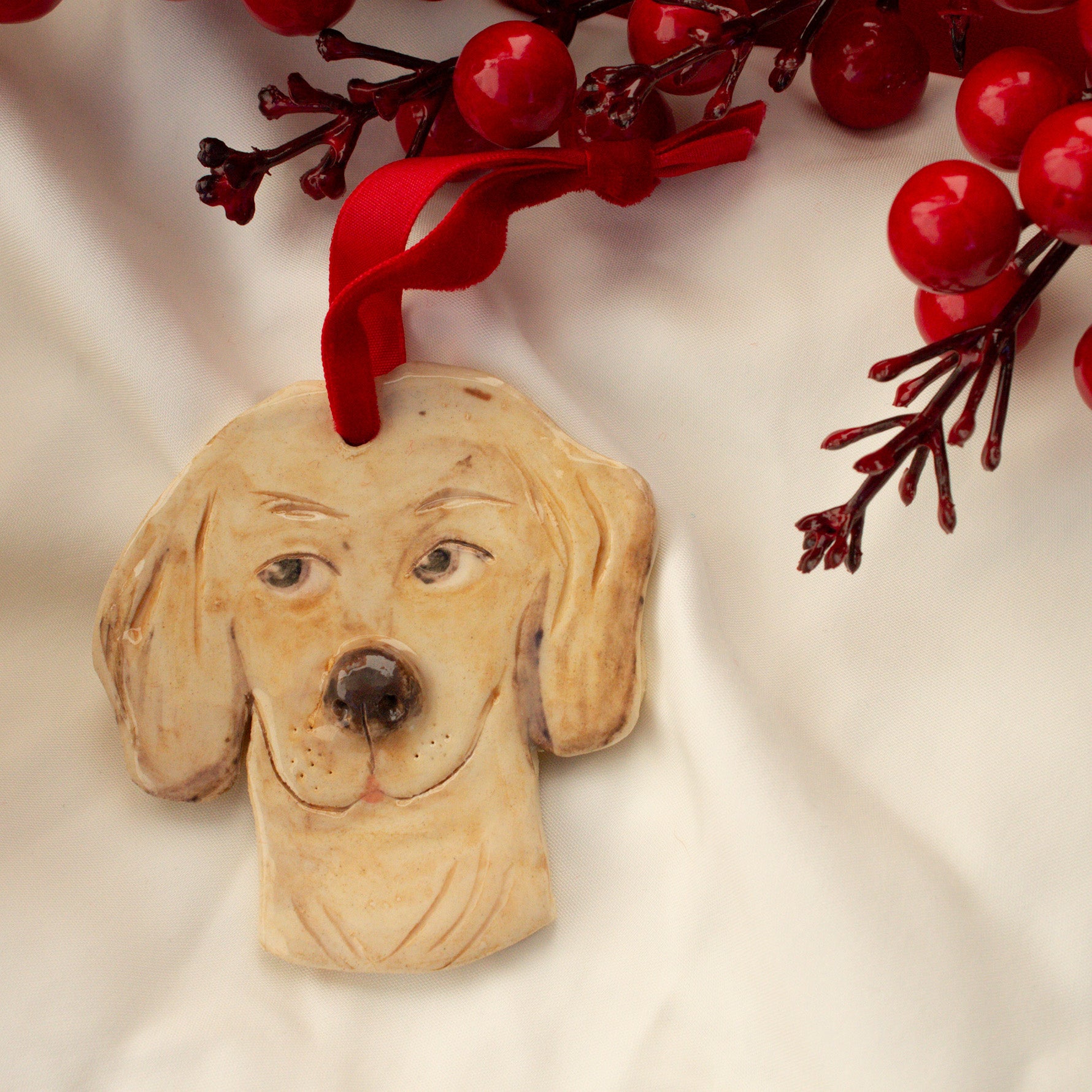 Dog Christmas ornament