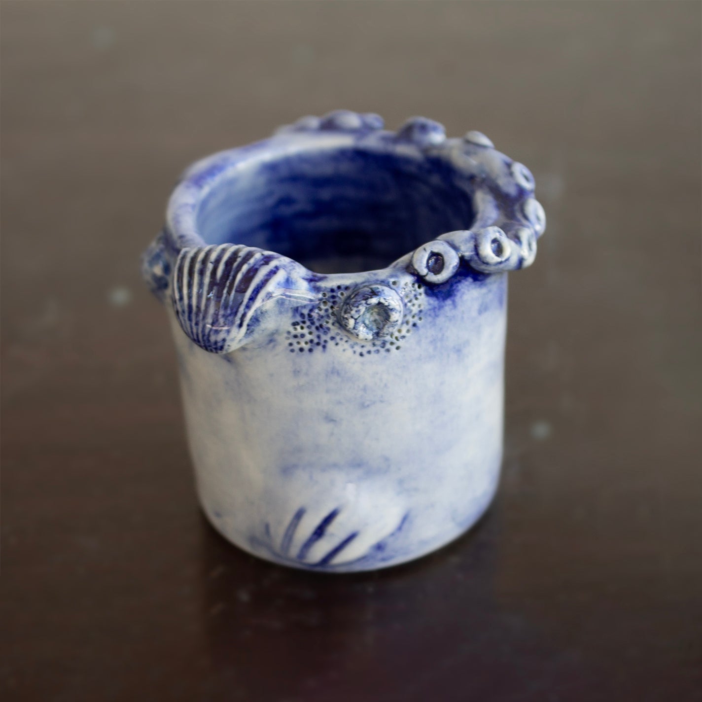 Seashell Cobalt Cup