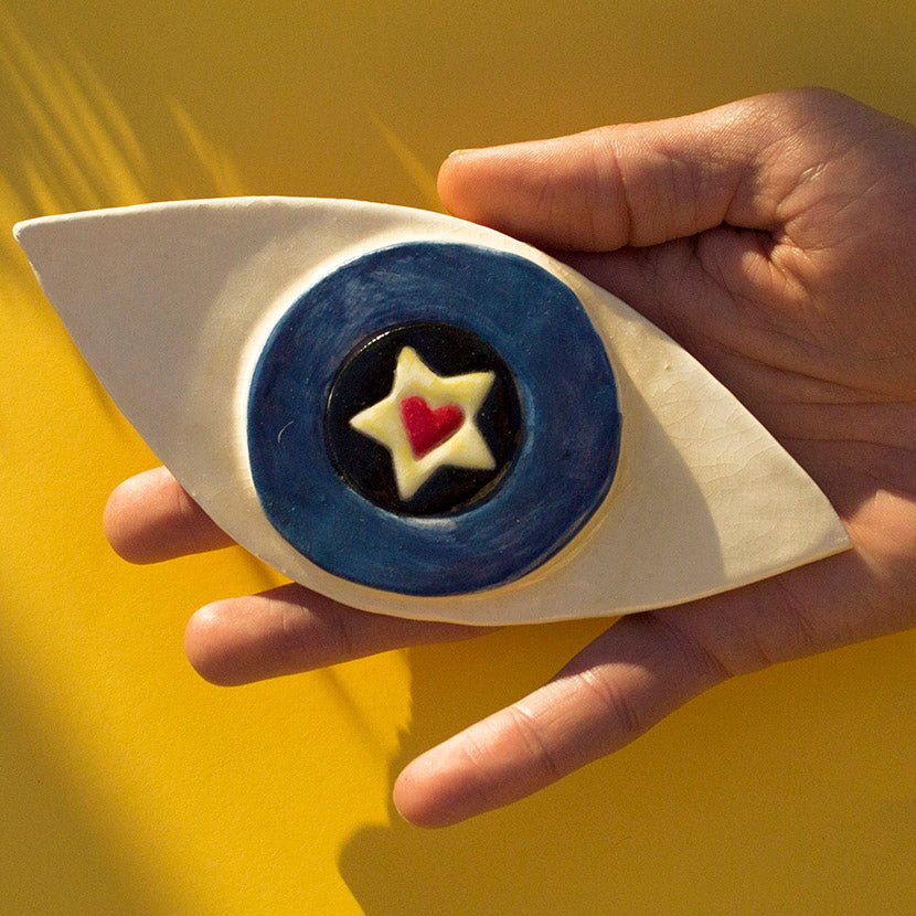Eye Star Ceramic Wall Decoration - Rodriguezcuna