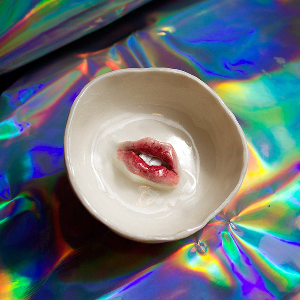 Lips Ceramic Trinket Dish – Rodriguezcuna